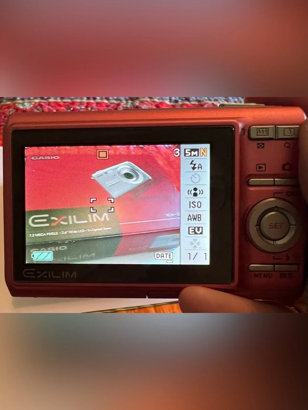 Casio Exilim EX-Z75 Pink Compact Digital Camera w/Accessories Retro Vintage Y2K